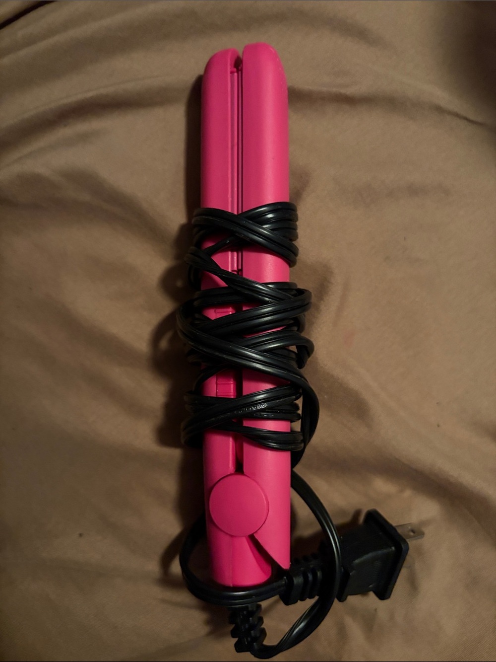 Pink Mini Hair Straightener - Compact Travel Flat Iron